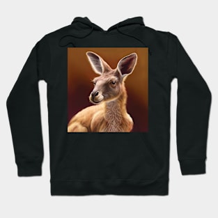 Australian Kangaroo Art Hoodie